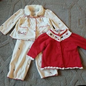 ❤6-9M Baby Girl Clothes Bundle Christmas Theme❤